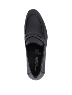 Мужские туфли лоферы кожаные черные - фото 4 - Miraton