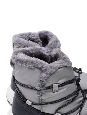 Жіночі черевики SHERATAN WMN SNOW BOOTS WP сірі з хутром - фото 4 - Miraton