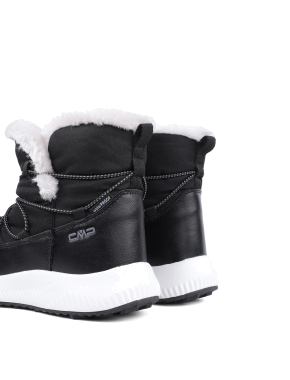 Жіночі черевики CMP SHERATAN WMN SNOW BOOTS WP тканинні чорні з підкладкою зі штучного хутра - фото 6 - Miraton