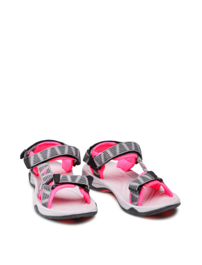 Жіночі сандалі CMP Hamal Hiking тканинні сіро-рожеві - фото 4 - Miraton