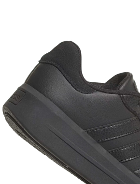 Женские кеды черные кожаные Adidas COURT PLATFORM - фото 8 - Miraton