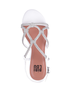 Жіночі сандалі Bibi Lou зі штучної шкіри білі - фото 4 - Miraton