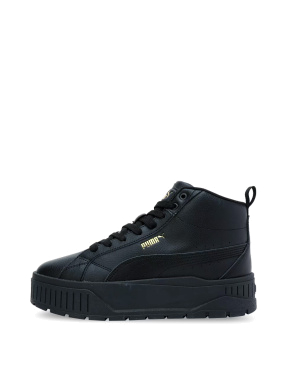 Женские ботинки PUMA Karmen II Mid из экокожи черные - фото 1 - Miraton