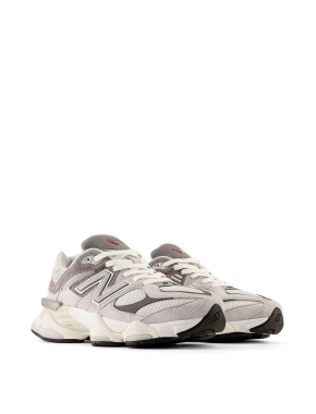 Жіночі кросівки New Balance 9060 замшеві сірі - фото 3 - Miraton