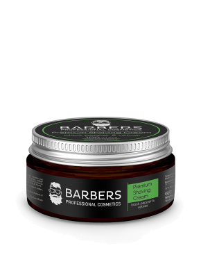 Крем для гоління з тонізуючим ефектом Barbers Black Pepper-Vetiver 100 м - фото 1 - Miraton