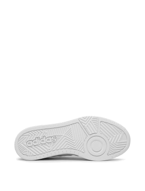 Мужские кеды Adidas HOOPS 3.0 LWO76 белые из искусственной кожи - фото 4 - Miraton