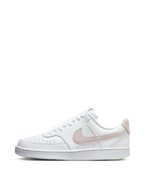 Жіночі кеди Nike Court Vision Low Next Nature білі шкіряні - фото 2 - Miraton