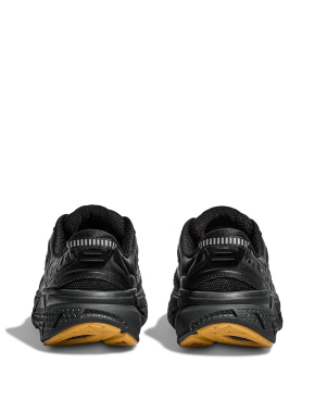 Мужские кроссовки Hoka Clifton L кожаные черные - фото 5 - Miraton