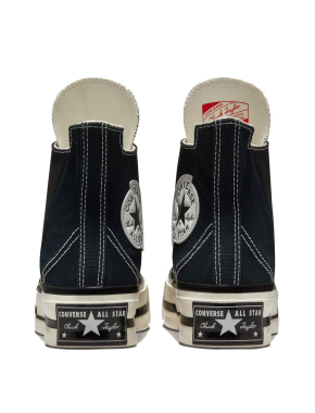 Женские кеды Converse Chuck Taylor All Star тканевые черные - фото 3 - Miraton