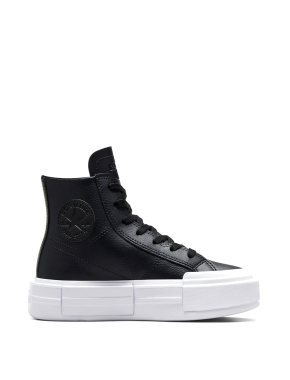 Жіночі черевики Converse Chuck Taylor All Stars шкіряні чорні - фото 1 - Miraton