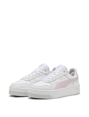 Женские кеды PUMA Carina Street Sneakers Women из искусственной кожи белые - фото 3 - Miraton