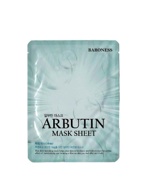 Baroness маска тканевая для лица с арбутином для лица - фото 1 - Miraton