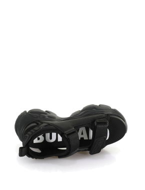 Жіночі сандалі Buffalo Binary Track зі штучної шкіри чорні - фото 5 - Miraton
