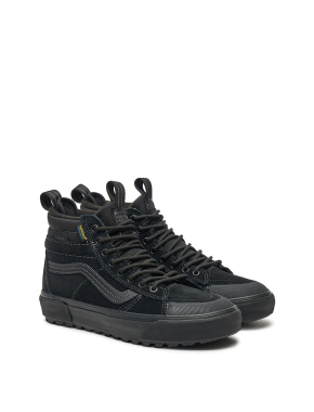 Чоловічі черевики Vans MTE Sk8-Hi Waterproof замшеві чорні - фото 1 - Miraton