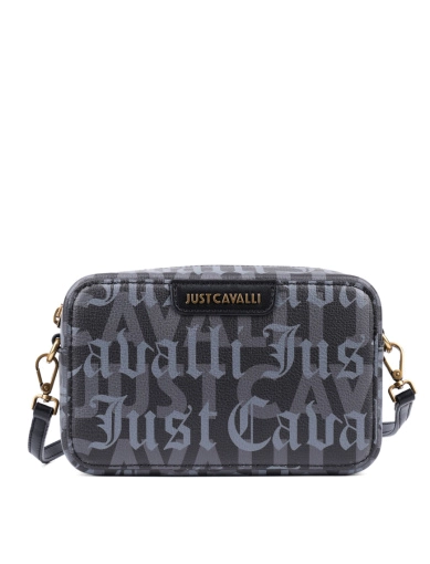 Жіноча сумка camera bag Just Cavalli з екошкіри чорна фото 1