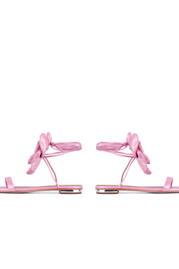 Жіночі сандалі VICENZA шкіряні рожеві - фото 2 - Miraton