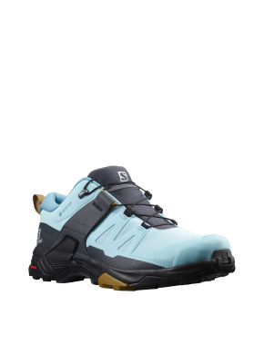 Женские кроссовки Salomon X ULTRA 4 GTX W Cryst голубые - фото 5 - Miraton