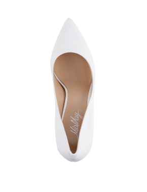 Жіночі туфлі-човники MiaMay шкіряні білі - фото 4 - Miraton