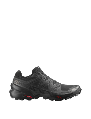 Женские кроссовки Salomon SPEEDCROSS 6 W Bk/Bk черные - фото 2 - Miraton