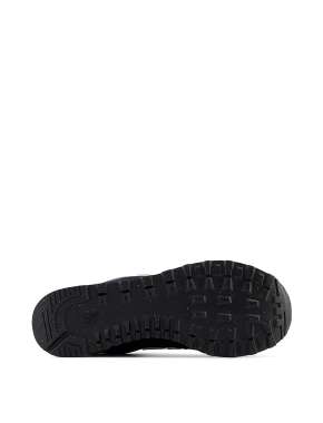 Чоловічі кросівки New Balance U574TWE чорні замшеві - фото 6 - Miraton