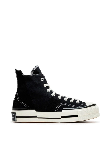 Жіночі кеди Converse Chuck 70 Plus чорні тканинні фото 1