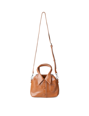 Женская сумка кросс-боди MIRATON из экокожи с фурнитурой - фото 4 - Miraton