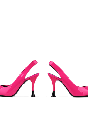 Женские туфли MIRATON лаковые розовые - фото 2 - Miraton