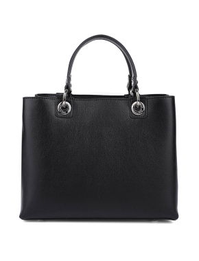 Жіноча сумка тоут Juicy Couture з екошкіри чорна з логотипом - фото 4 - Miraton