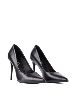 Жіночі туфлі шкіряні чорні - фото 2 - Miraton