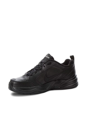 Мужские кроссовки Nike Air Monarch IV черные кожаные - фото 4 - Miraton