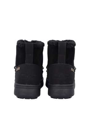 Жіночі черевики CMP KAYLA WMN SNOW BOOTS WP замшеві чорні з підкладкою зі штучного хутра - фото 4 - Miraton