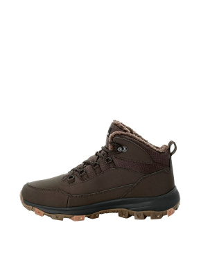 Мужские ботинки треккинговые кожаные коричневые - фото 2 - Miraton
