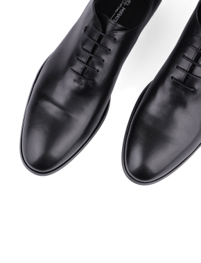 Мужские туфли оксфорды Miguel Miratez черные кожаные - фото 4 - Miraton