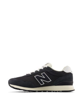 Мужские кроссовки New Balance 515 ML515LCB замшевые черные - фото 2 - Miraton