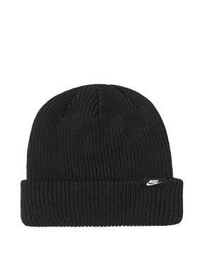 Шапка Nike U Nk Peak Beanie черная - фото 1 - Miraton