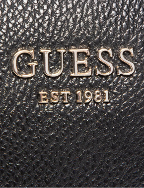 Жіночий чорний рюкзак Guess з логотипом - фото 7 - Miraton