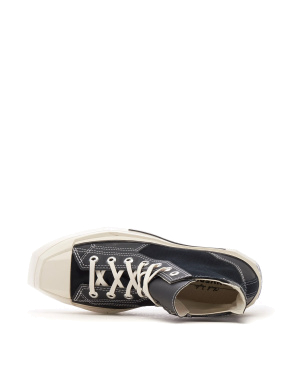 Жіночі кеди Converse Chuck 70 De Luxe Squared чорні тканинні - фото 3 - Miraton