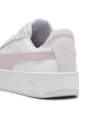 Женские кеды PUMA Carina Street Sneakers Women из искусственной кожи белые - фото 6 - Miraton