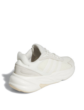 Женские кроссовки Adidas Ozelle Cloudfoam Lifestyle из искусственной кожи бежевые - фото 2 - Miraton