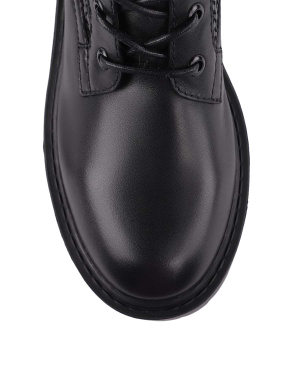 Жіночі черевики шкіряні чорні - фото 5 - Miraton