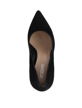 Жіночі туфлі MiaMay чорні велюрові - фото 4 - Miraton