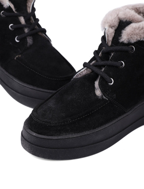 Жіночі черевики чорні шкіряні - фото 2 - Miraton