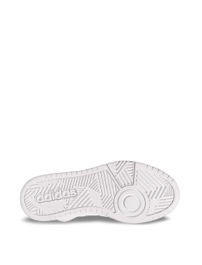 Жіночі кеди білі шкіряні Adidas HOOPS 3.0 MID - фото 4 - Miraton