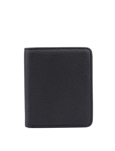 Чоловічий гаманець MIRATON шкіряний чорний (10028) фото 1