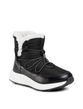 Жіночі черевики CMP SHERATAN WMN SNOW BOOTS WP чорні з хутром - фото 1 - Miraton