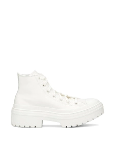 Жіночі кеди Converse CHUCK TAYLOR ALL STAR LUGGED HEEL шкіряні білі - фото  - Miraton