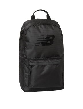 Рюкзак New Balance тканинний чорний з логотипом - фото 1 - Miraton