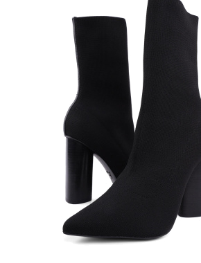Жіночі черевики панчохи чорні тканинні - фото 5 - Miraton