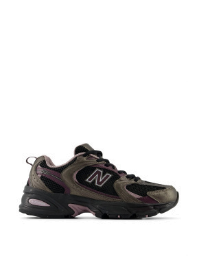 Мужские кроссовки New Balance 530 кожаные черные - фото 1 - Miraton