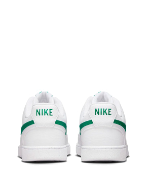 Мужские кеды Nike Court Vision кожаные белые - фото 5 - Miraton